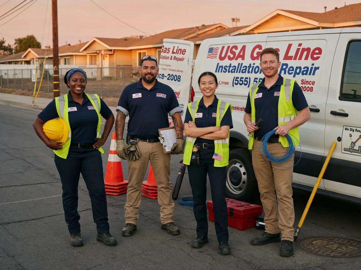 Gas Line Installation company in Brighton, IA